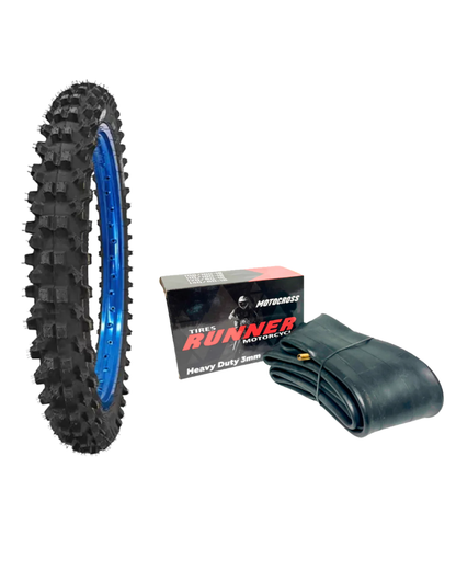 90/90-21 + Cámara 21 Heavy Duty [RunnerTyres]