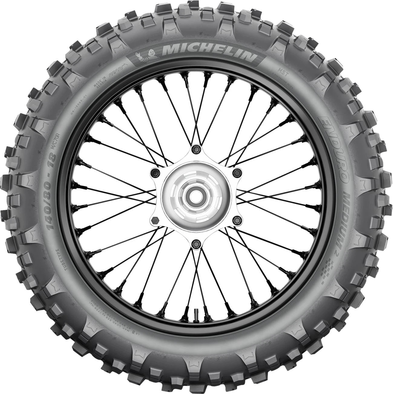 140/80-18 Michelin Enduro Medium 2 - Neumático Moto
