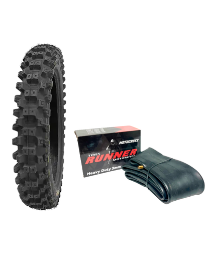 110/90-19 + Cámara 19 Heavy Duty [RunnerTyres]