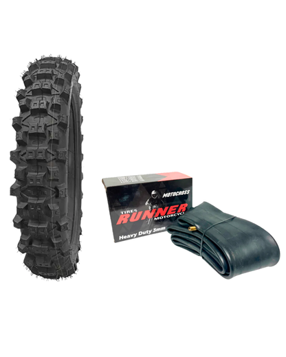 120/90-19 + Cámara 19 Heavy Duty [RunnerTyres]