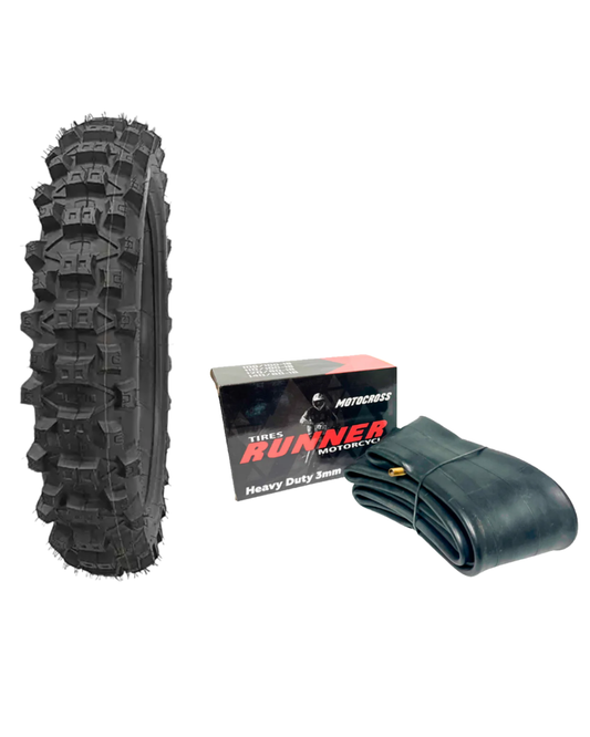 120/90-19 + Cámara 19 Heavy Duty [RunnerTyres]