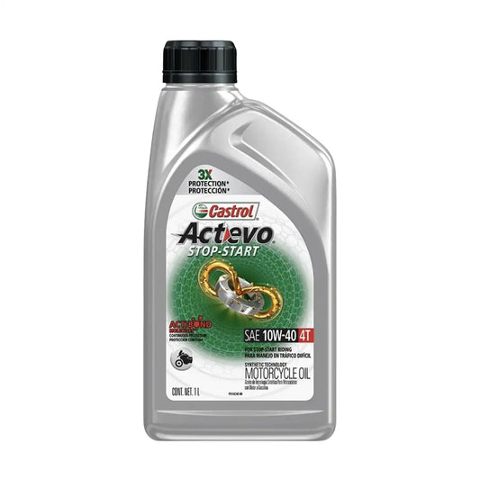 Aceite 10W40 CASTROL ACTEVO 4T semi sintético