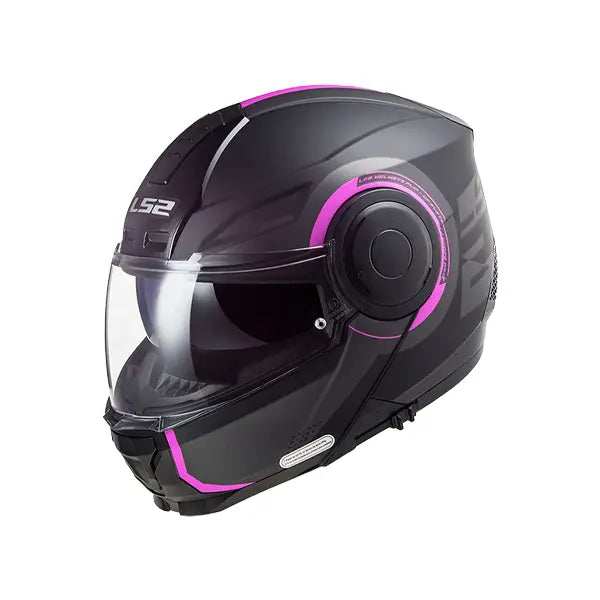 Casco LS2 FF902 scope arch-rosa titanio matt S