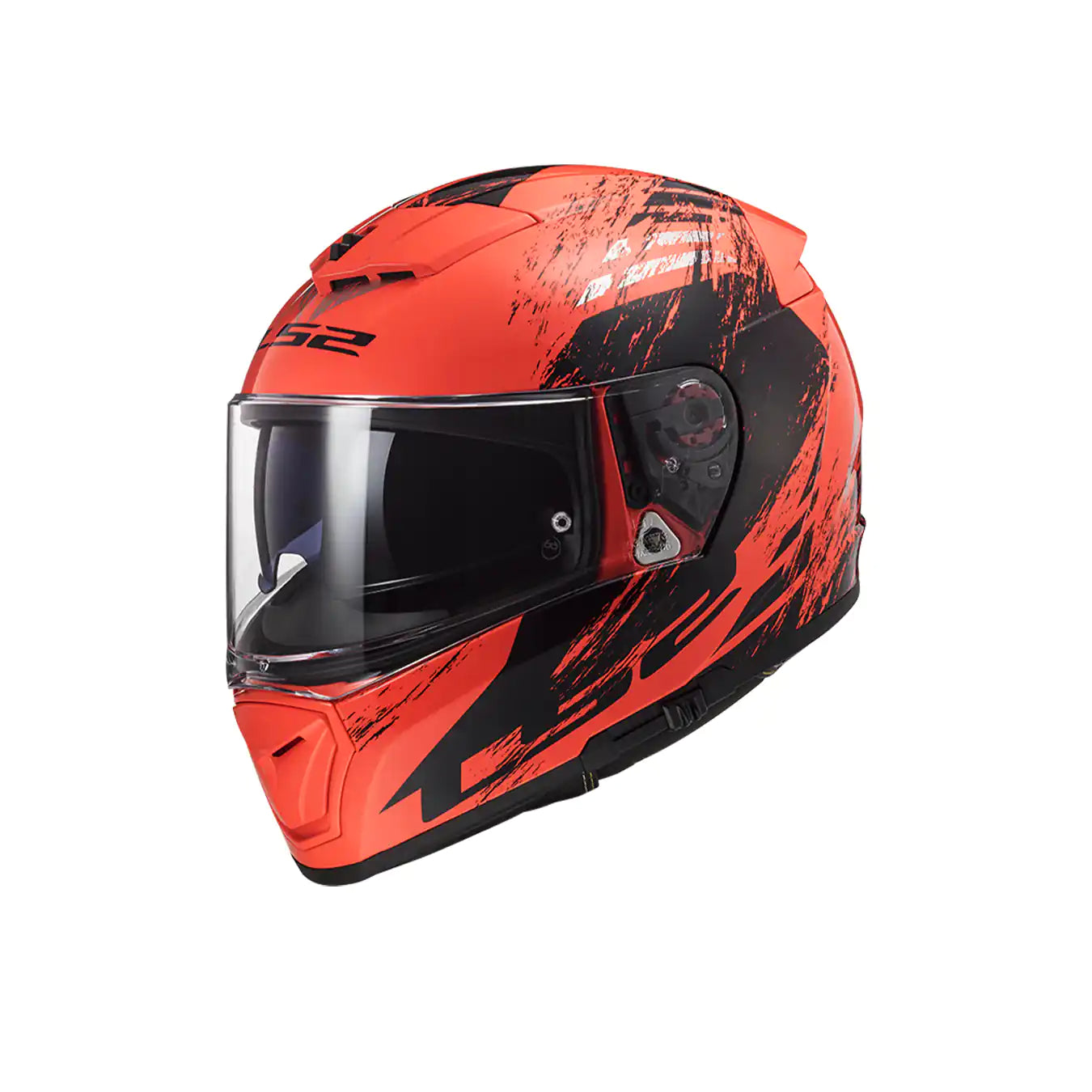 Ff390 Ls2- Integral - Breaker Evo Swat- Neg/naranja Fluo