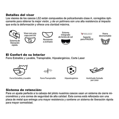 Casco LS2 FF902 scope arch-rosa titanio matt S