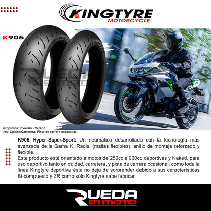 140/70R17(ZR) Kingtyre K905 Neumático Moto