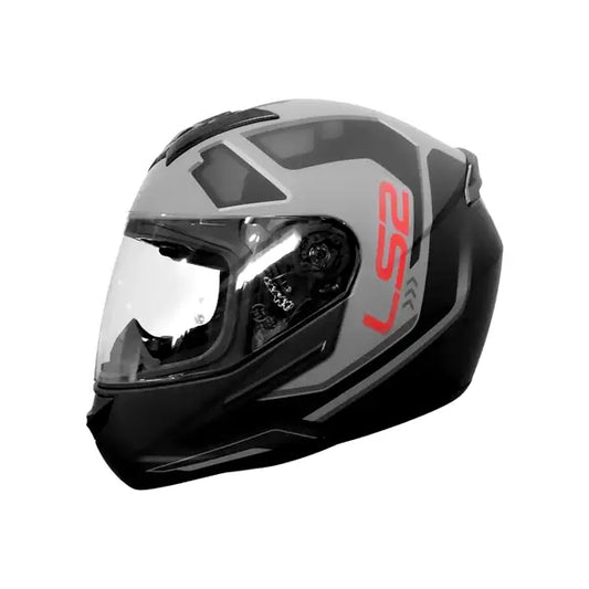 Ff352 LS2 Ironface - Integral - Negro Gris Matte L