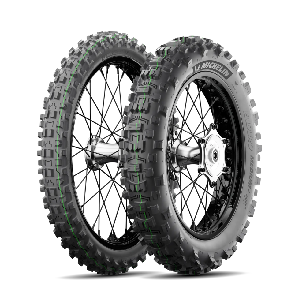 Pareja 90/90-21 + 140/80-18 Michelin Enduro Medium 2 - Neumático Moto